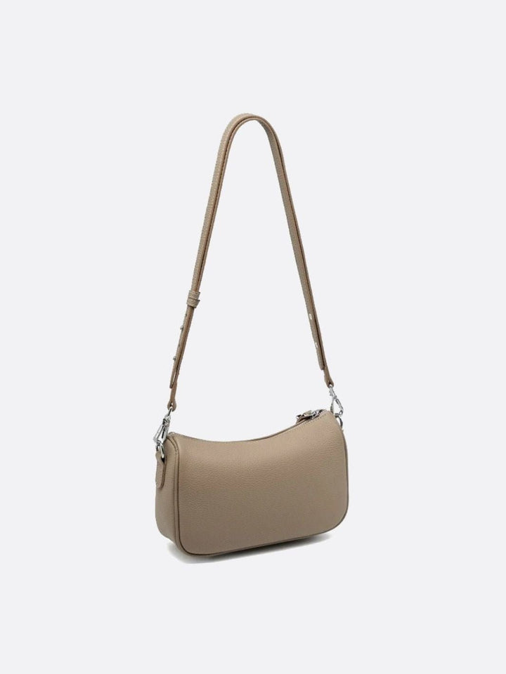 Leather shoulder bag
