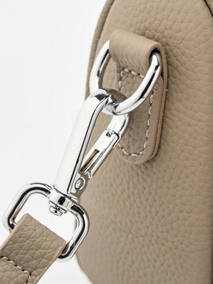 Leather shoulder bag