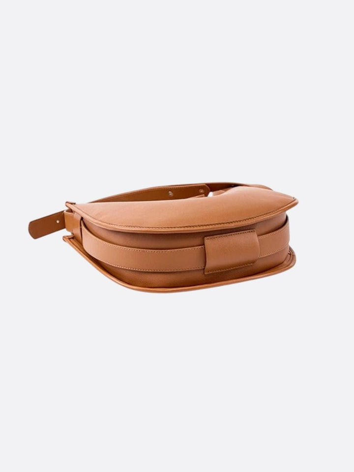 Soft leather shoulder bag
