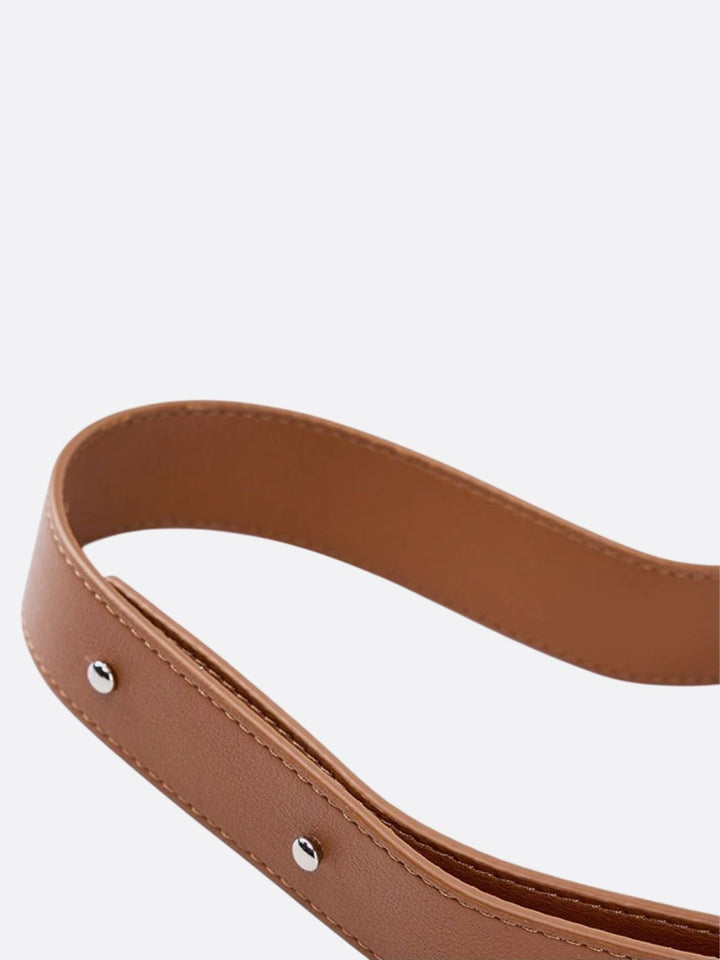 Soft leather shoulder bag